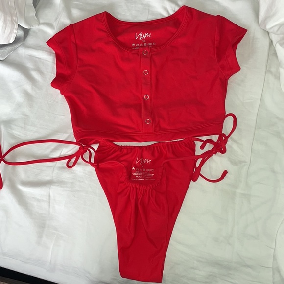 NWOT VDM The Label red bikini - Picture 5 of 5